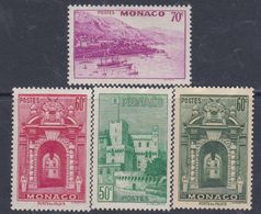 Monaco N° 174 / 75B XX Partie De Série : Vues De La Principauté, Les 4 Valeurs Sans Charnière, TB - Otros & Sin Clasificación