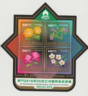 Guiné Bissau 2018 Mi. Bl. ? Foil Macao Flora Flore Flowers Blüten Fleurs Rose - Rosen