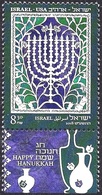 ISRAEL 2018 - Joint Issue With The USA - The Hanukkah Eight-Candles Candelabra - A Stamp With A Tab - MNH - Jewish