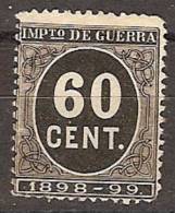 España Impuesto De Guerra 28 (*) Cifra 0.60 - Kriegssteuermarken