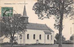 Chaumoux    18       La Place Et L'Eglise      ( Voir Scan) - Andere & Zonder Classificatie