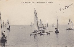 44. PAIMBOEUF. CPA. APPRÊTS POUR LES RÉGATES. ANNEE 1912 - Paimboeuf