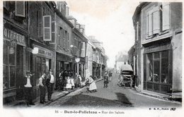 Cpa(23)--dun-le -palleteau - Rue  Des Sabots  (très Belle Carte Ra..et Ani...) - Dun Le Palestel