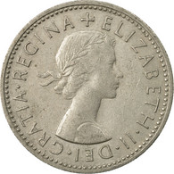 Monnaie, Grande-Bretagne, Elizabeth II, Shilling, 1957, TTB, Copper-nickel - I. 1 Shilling