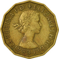Monnaie, Grande-Bretagne, Elizabeth II, 3 Pence, 1960, TB+, Nickel-brass, KM:900 - F. 3 Pence