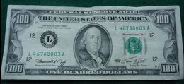 CRISP CLEAN 1974 SAN FRANCISCO (L) $100 FEDERAL RESERVE NOTE - Federal Reserve (1928-...)