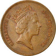 Monnaie, Grande-Bretagne, Elizabeth II, 2 Pence, 1988, TB+, Bronze, KM:936 - 2 Pence & 2 New Pence