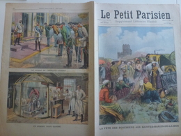 Journal Le Petit Parisien 24 Mai 1908 Bohémiens Aux Saintes Maries De La Mer Camargue Jubilé François Joseph Roulotte - Le Petit Parisien