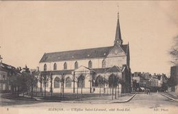 Cp , 61 , ALENÇON , L'Église Saint-Léonard, Côté Nord-Est - Alencon