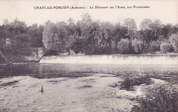 CPA - 08 - CHATEAU PORCIEN - Le Déversoir Sur L'aisne Aux Promenades - Chateau Porcien