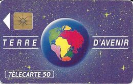 TÉLÉCARTE PHONECARD EN 325 TERRE D'AVENIR FORUM INTERNATIONAL PARIS LE BOURGET 06/1992 GLOBE TERRE - Telefoonkaarten Voor Particulieren