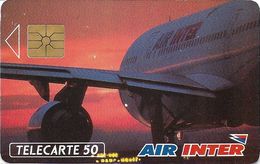 TÉLÉCARTE PHONECARD EN 421 AIR INTER 2 ABONNEMENT FRÉQUENCE PLUS TRANSPORT AVION - Ad Uso Privato