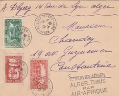 Algérie Jolie Lettre Aviation 1937 - Covers & Documents