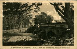 CERNAY  Pont De La Thur (carte Rognée) 68 Ht Rhin - Cernay