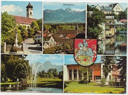 BAD AIBLING, Germany, Multi View, 1970 Used Postcard [21949] - Bad Aibling