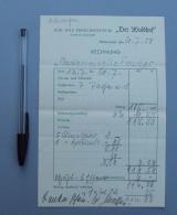 Allemagne 001  Facture Mittenwald - Der Daldhof 1958 - 1950 - ...