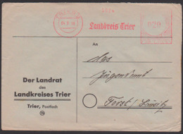 Trier AFS 4.3.50 Landkreis Trier Behördenbrief Der Landrat Nach Forst Lausitz - Briefe U. Dokumente