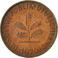 Monnaie, République Fédérale Allemande, Pfennig, 1970, Stuttgart, TB+, Copper - 1 Pfennig