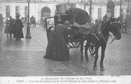 75006-PARIS- LA SEPARATION DE L'EGLISE ET DE L'ETAT- EXPULSION DES SEMINARISTES DU GRAND SEMINAIRE DE ST-SULPICE 1906 - Paris (06)