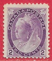Canada N°64 2c Violet 1898-1903 (*) - Ungebraucht