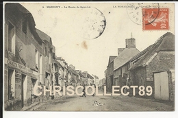 Delcampe - Carte Postale : Marigny - La Route De St Lô - La Normandie - Saint Lo