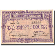 France, Cahors, 50 Centimes, 1915, SUP, Pirot:35-12 - Chambre De Commerce