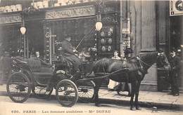 75-PARIS- TRANSPORT-TAXIS- LES FEMMES COCHERES- MME DUFAU - Autres & Non Classés