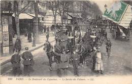 75002-PARIS- LE BOULEVARD DES CAPUCINES- LE SERVICE DE VOITURES - Arrondissement: 02