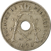 Monnaie, Belgique, 25 Centimes, 1920, TB+, Copper-nickel, KM:68.1 - 25 Centimes