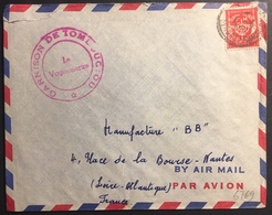 Lettre En Franchise Militaire De 1960 N°12 Rouge Garnison De Tombouctou Au Mali Pour Nantes!! Peu Courant ! - Francobolli  Di Franchigia Militare