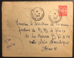 Lettre En Franchise Militaire De 1960 N°12 Rouge Place De Koulikoro Au Soudan ! Peu Courant ! - Militärische Franchisemarken