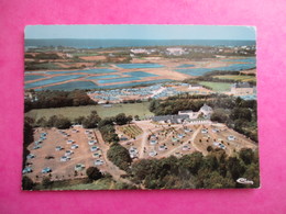 CPA 44 QUIMIAC PLAGE CAMP DE VACANCES DE TREAMBERT VUE AERIENNE - Mesquer Quimiac