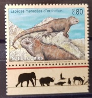 NATIONS UNIES Geneve, Reptiles, Reptile, Especes Menacées D'extinction ** MNH - Altri & Non Classificati