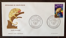 HAUTE VOLTA. Reptiles, Reptile, Cameleon, Yvert N° 168 FDC, Premier Jour - Autres & Non Classés