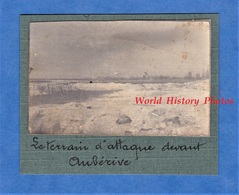 Photo Ancienne D'un Poilu - AUBERIVE ( Marne ) - Terrain D'Attaque - 1916 1917 Ww1 Front Prosnes Vaudesincourt Tranchée - Krieg, Militär