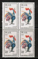 BRAZIL  Scott # 1061* VF MINT LH BLOCK Of 4 (Stamp Scan # 423) - Blocks & Sheetlets