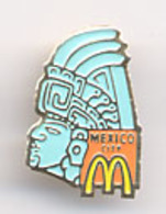 {09928} Pin's " Mac Donald's, Mexico "   " En Baisse " - McDonald's