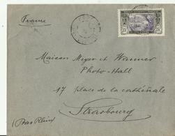 COTE DE IVOIRE CV  1925 - Lettres & Documents