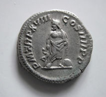 CARACALLA   (193 - 217) AD  -  AR Denarius  215 AD  -  ROME 2,78 Gr  -  A.Z.:  AESCULAPIUS - The Severans (193 AD To 235 AD)