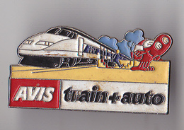 PIN'S THEME TGV  PUB  AVIS  TRAIN  AUTO - TGV