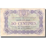 France, Bar-le-Duc, 50 Centimes, 1917, TTB, Pirot:19-13 - Chambre De Commerce