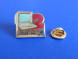 Pin's France Télécom - Minitel 2 (QD46) - Telecom De Francia