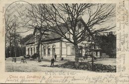 SANDKRUG, Aurich, Gasthaus Von H. Warnecke (1902) AK - Aurich