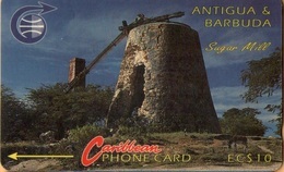 Antigua & Barbuda - ANT-4A, Sugar Mill, 4CATA, 11.500ex, 1992, Used As Scan - Antigua Et Barbuda