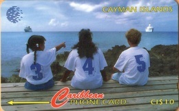 Cayman Island - CAY-131Ca, GPT, 131CCIC(a), Cayman Islands New Area Code - 345 (Children), 10$, 100.000ex, 1996, Used - Isole Caiman