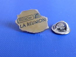 Pin's France Télécom - La Réunion - DOM TOM 974 - Ile (QD35) - Telecom De Francia