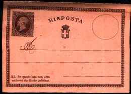 72779) INTERO POSTALE DA 10C. RISPOSTA NUOVO - Entero Postal