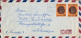 1978 , MARRUECOS , SOBRE CIRCULADO ENTRE TÁNGER Y ZÜRICH , CORREO AÉREO - Marokko (1956-...)