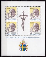 SLOVAKIA - 2011 Beatification Of John Paul II, 1920-2005  M274 - Unused Stamps