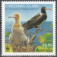 Christmas Island 2010 Michel 683 Neuf ** Cote (2010) 3.00 € WWF Jeune Frégate D'Andrews - Christmas Island